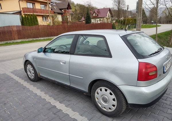 Audi A3 cena 4999 przebieg: 404637, rok produkcji 1999 z Serock małe 436